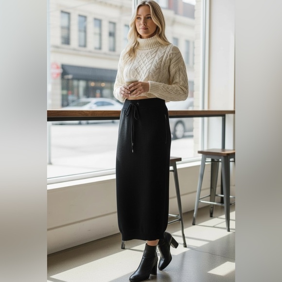 Brunello Cucinelli Dresses & Skirts - Brunello Cucinelli Navy Cotton Skirt